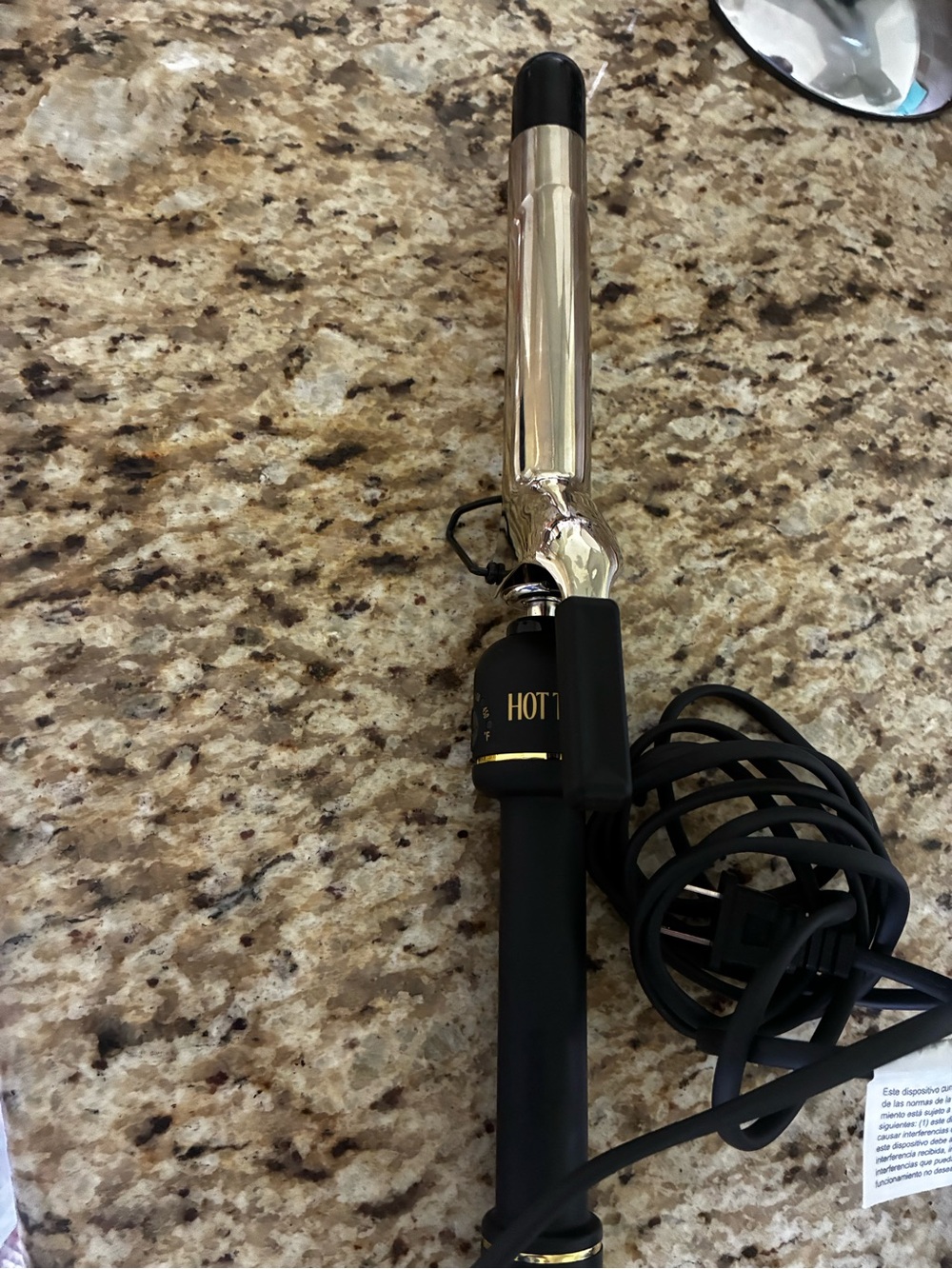 HOT Tools 24K Gold Professional 1" Extended Barrel Curling Iron NWOT - Picture 4 of 7